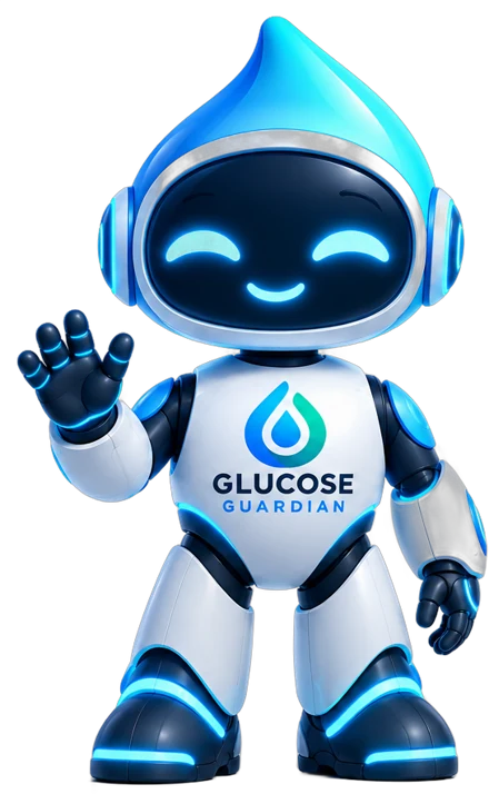 The Glucose Guardian helper robot, waving